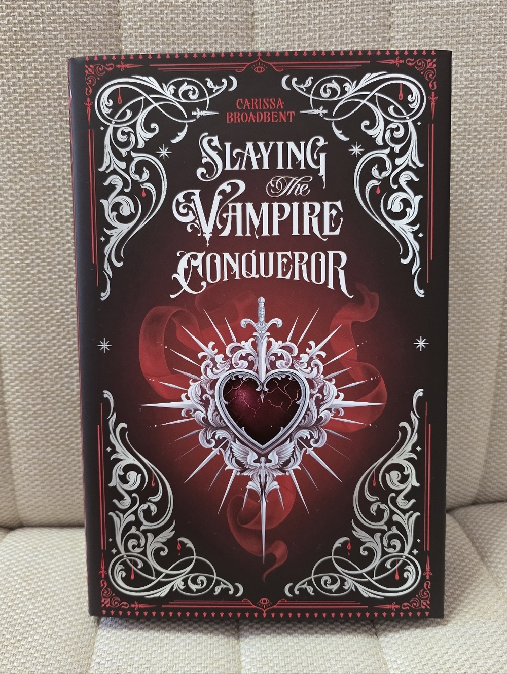 Fairyloot Slaying the Vampire Conqueror — Carissa Broadbent (SIGNED)